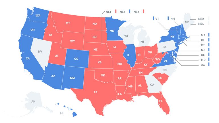 Présidentielle américaine 2020 : le coude à coude entre Donald Trump et Joe Biden se poursuit