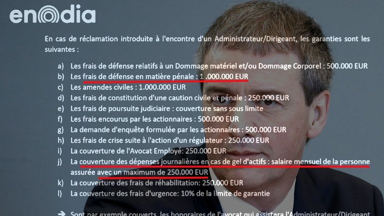 Le salaire de Stéphane Moreau garanti pour 250.000 Euros et sa défense en justice pour un million