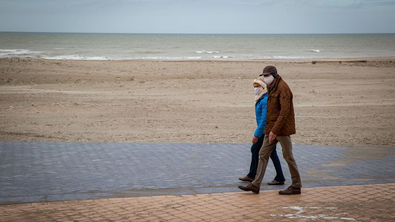 La côte belge attiré moins de monde que prévu pendant les vacances d'automne