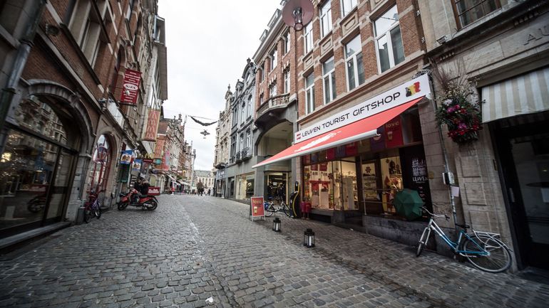 Déconfinement: une rue piétonne à sens unique à Leuven ?