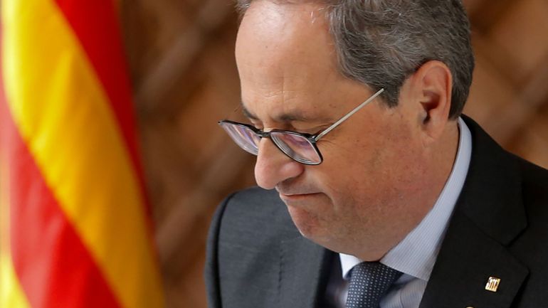 Espagne : la Commission électorale révoque le président catalan indépendantiste Quim Torra