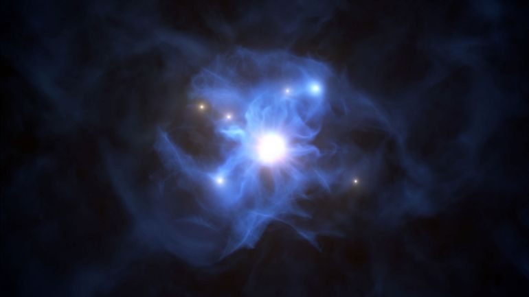 Un trou noir supermassif venu des âges reculés de l'Univers