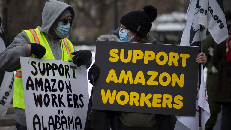 Etats-Unis: la création du 1er syndicat d'Amazon aux Etats-Unis se joue en Alabama