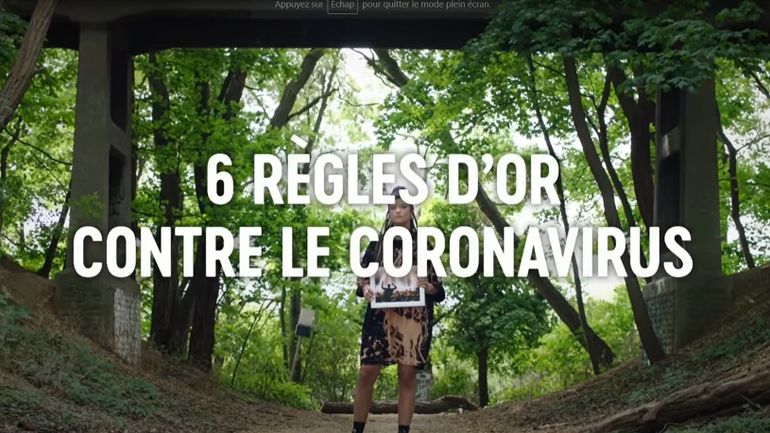 Coronavirus : le spot publicitaire fédéral des six règles d'or a fait l'objet d'une plainte