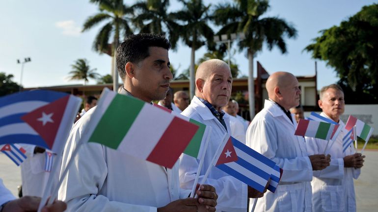 Coronavirus : une équipe médicale de Cuba en renfort de l'Italie, ils avaient combattu Ebola