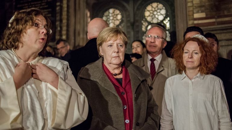 Attentat de Halle: Angela Merkel au chevet de la communauté juive d'Allemagne