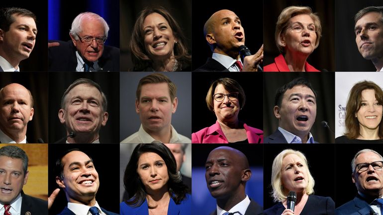 Etats-Unis: voici l'ensemble des candidates et candidats à l'investiture du Parti démocrate