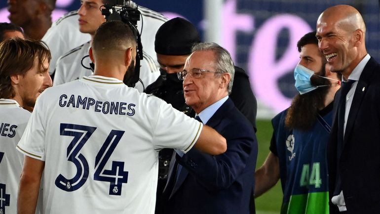 "Pas de Haaland ou de Mbappé sans Super League" : Florentino Perez fait le point sur le mercato du Real