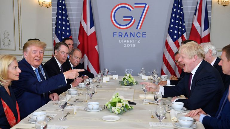 Donald Trump a rencontré Boris Johnson en marge du G7: 
