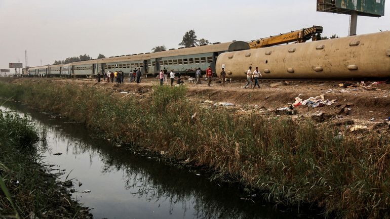 Accident de train dimanche en Egypte: 23 morts selon un nouveau bilan