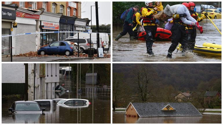 Tempête Dennis: alerte rouge au Pays de Galles, où la météo présente un 