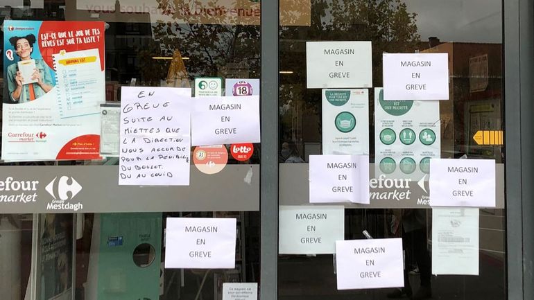 Plusieurs magasins Carrefour Market (Mestdagh) fermés en raison d'une grève ce mardi