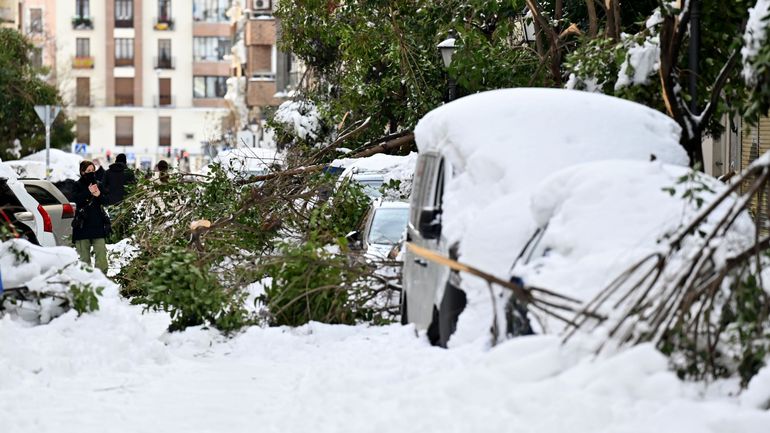 Après la tempête de neige, l'Espagne attend une vague de froid inédite