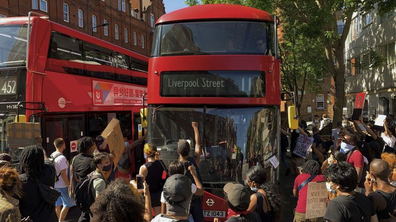 Mort de George Floyd : à Londres aussi, les manifestants sont dans la rue