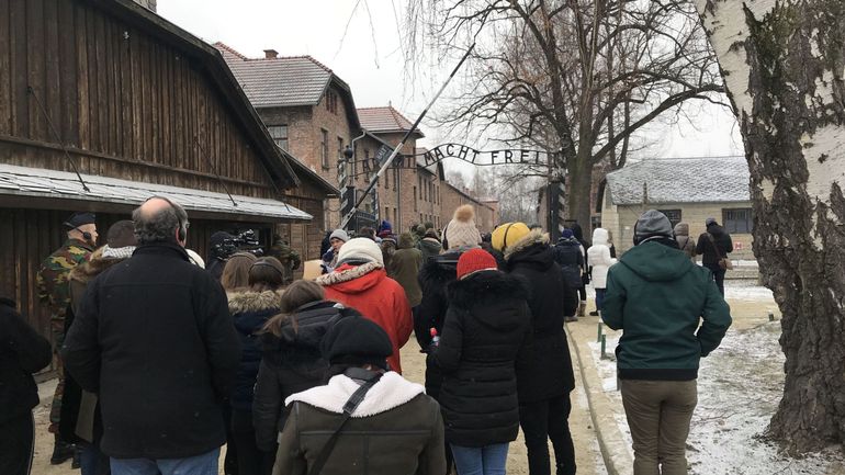100 jeunes belges en visite à Auschwitz-Birkenau: 