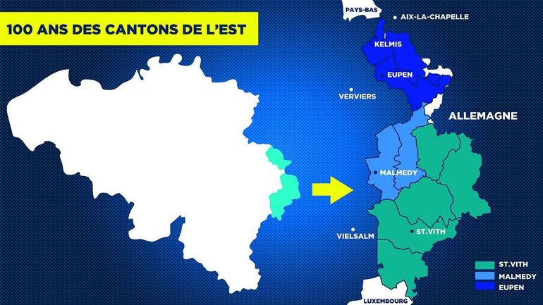 Il y a 100 ans, les Cantons de l'Est devenaient belges