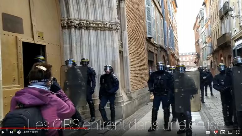 Gilets Jaunes: l'archevêque de Toulouse rappelle la police 
