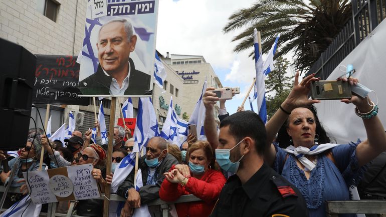 Procès Netanyahu : à Jérusalem, les soutiens de 