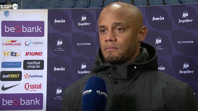 Vincent Kompany satisfait : "On a réussi à sortir Genk de son match"