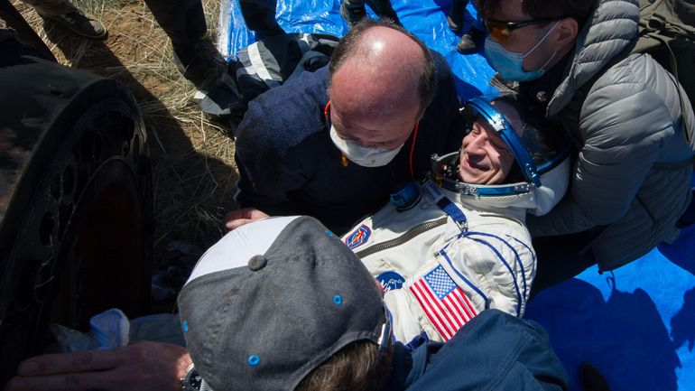 Retour sur terre pour les astronautes de l'ISS :