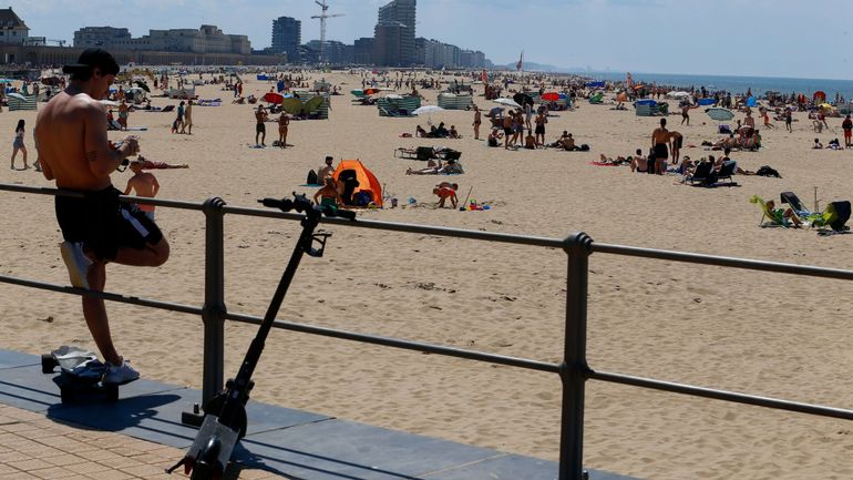 Pas besoin de réserver pour se rendre sur la plage d'Ostende cet été, sauf les jours de grande affluence