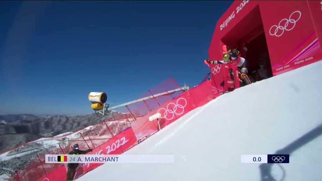 Slalom Hommes - Armand Marchant - 1er Run