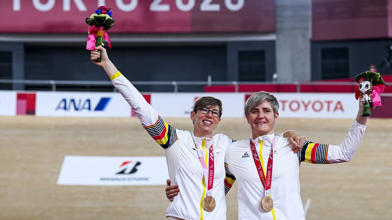 Médaille de bronze en tandem féminin pour les Belges Griet Hoet et Anneleen Monsieur aux Jeux Paralympiques