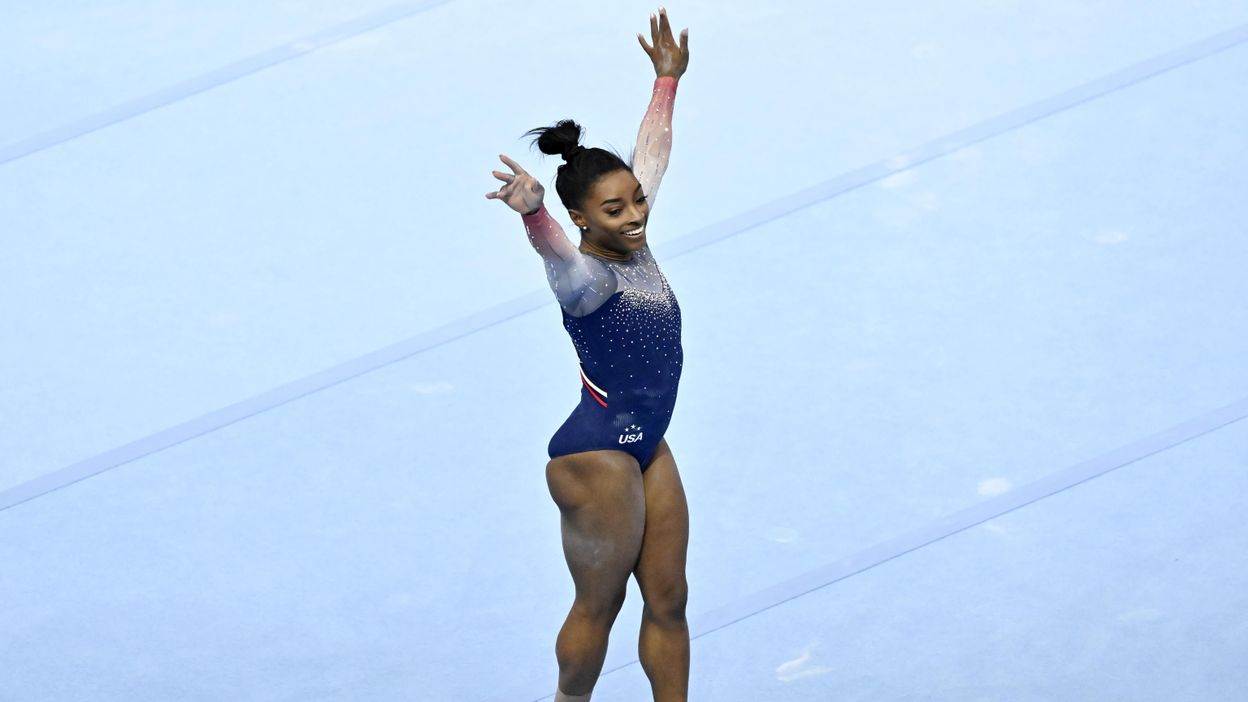 Les performances de Simone Biles lors de la finale par équipes des Mondiaux de gymnastique d'Anvers