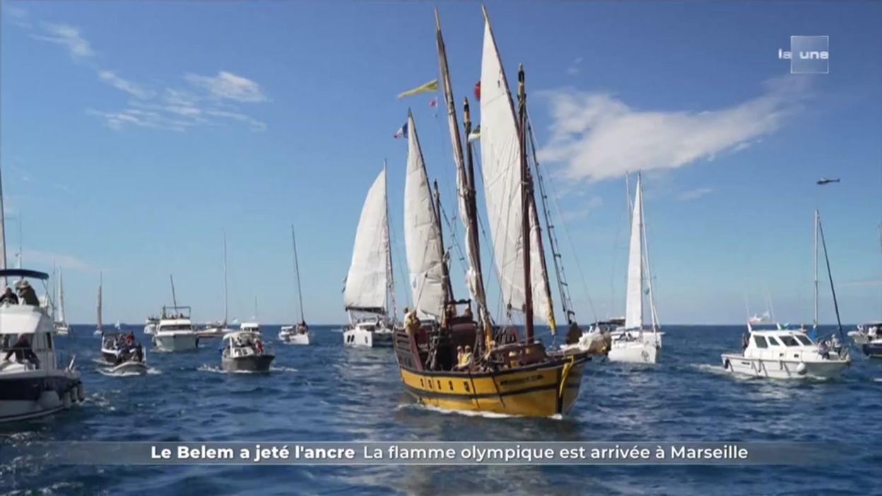 Marseille accueille la flamme olympique