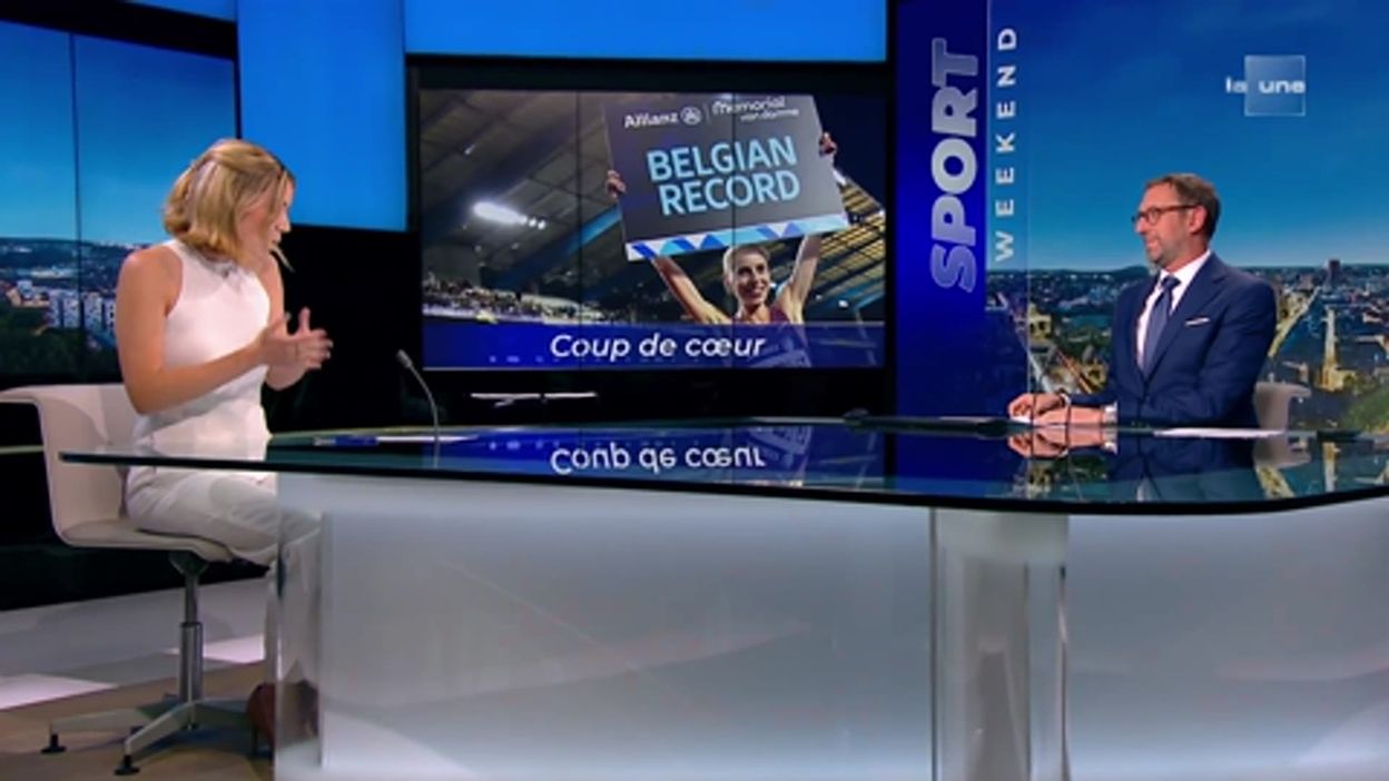 Sport week-end : coup de coeur - Elise Vanderelst - record de Belgique aux 1 500 mètres