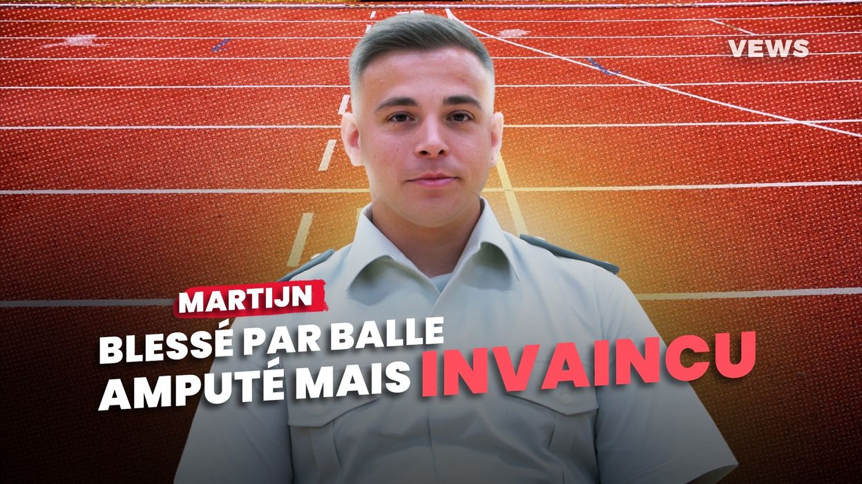 Martijn, militaire amputé d'une jambe, se reconstruit grâce au sport