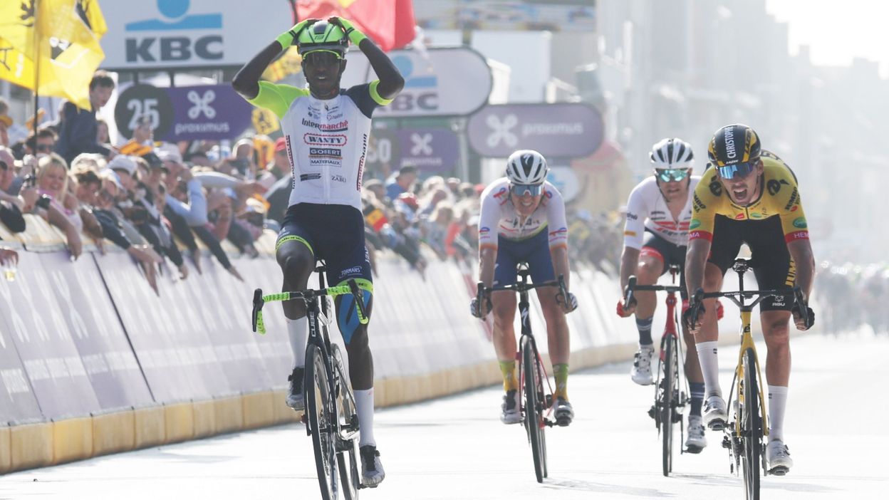 Gand – Wevelgem : Biniam Girmay s'impose et offre une victoire historique à Intermarché-Wanty Gobert