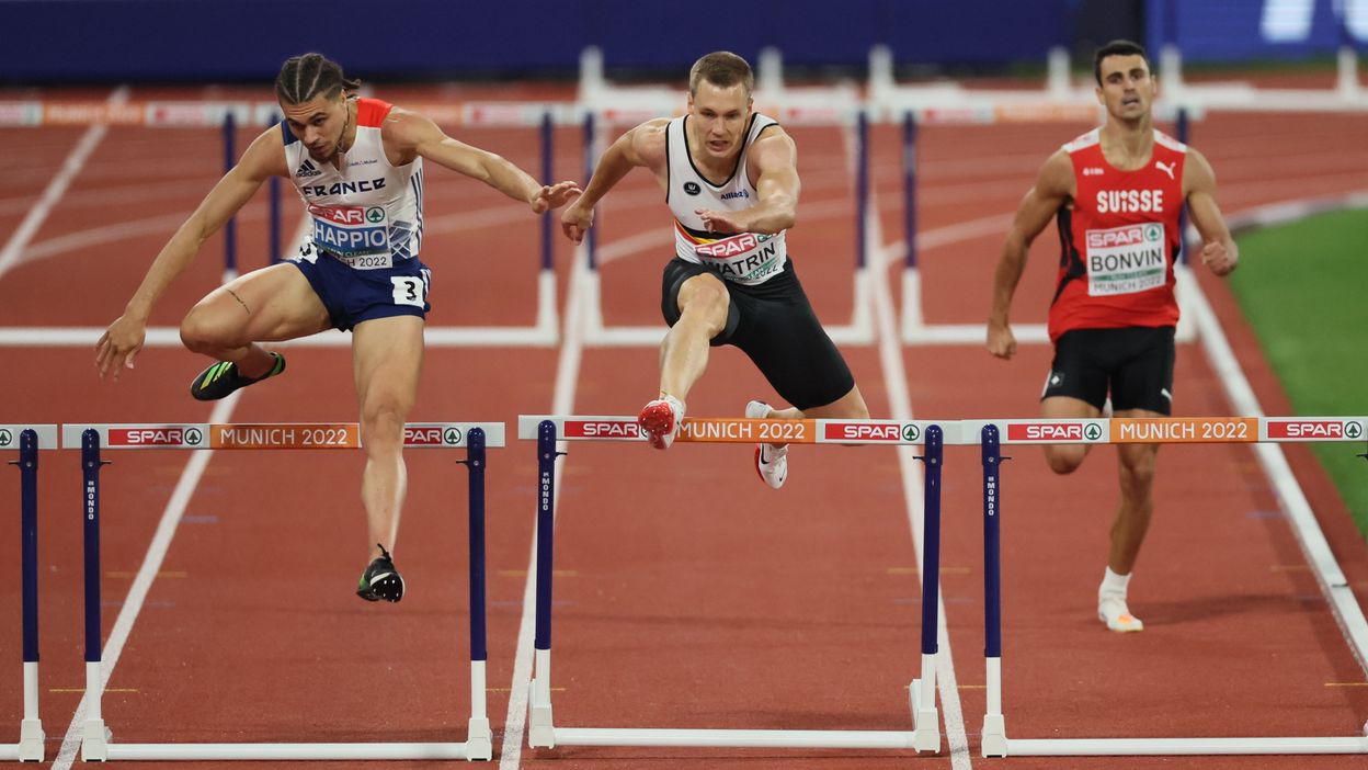 Championnats européens : Julien Watrin 6e en finale du 400 m haies, est "un peu déçu, car je pouvais accrocher le podium"