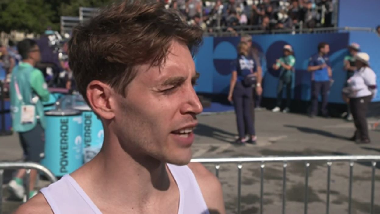 Marathon - La réaction de Michaels Somers après sa course