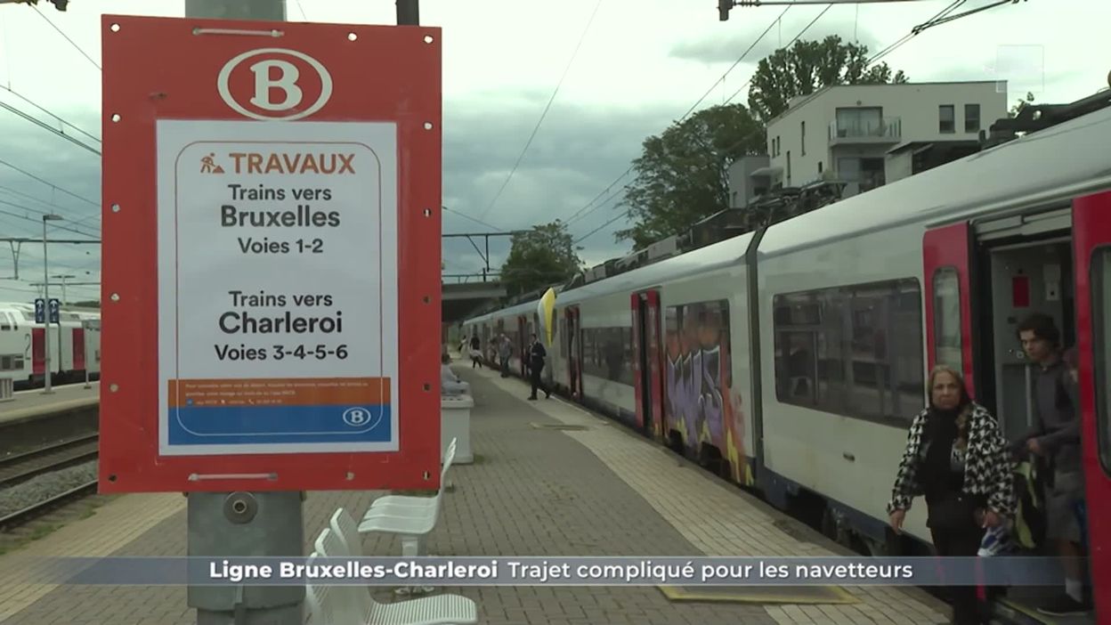 SNCB : travaux sur la ligne entre Bruxelles et Charleroi