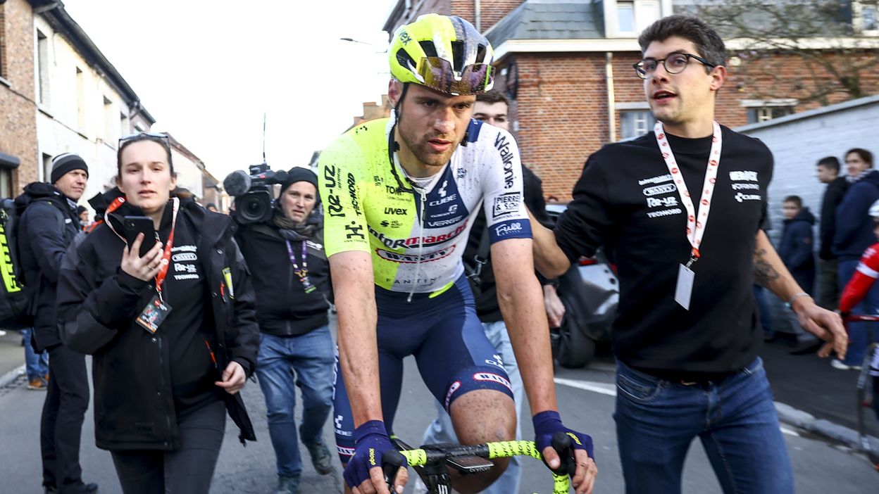 Laurenz Rex : "Sur Tirreno, on était en file indienne toute la journée… Visma explosait le peloton, c’était incroyable"