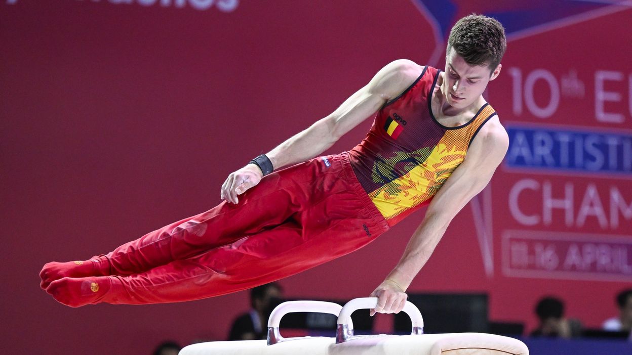 Euro de gymnastique artistique : Maxime Gentges médaillé d’argent au cheval d’arçons, Lisa Vaelen en bronze au saut