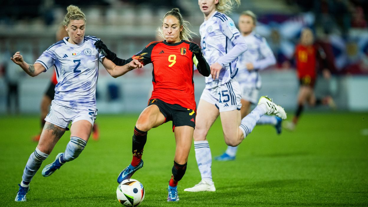 Ligue des nations féminine : Belgique - Écosse, le résumé (1-1)