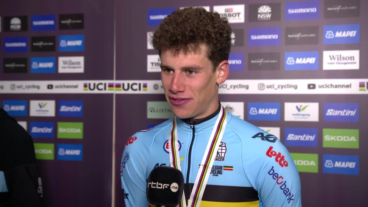 Cyclisme - Mondiaux : Interview d'Alec Segaert après sa médaille d'argent à Wollongong