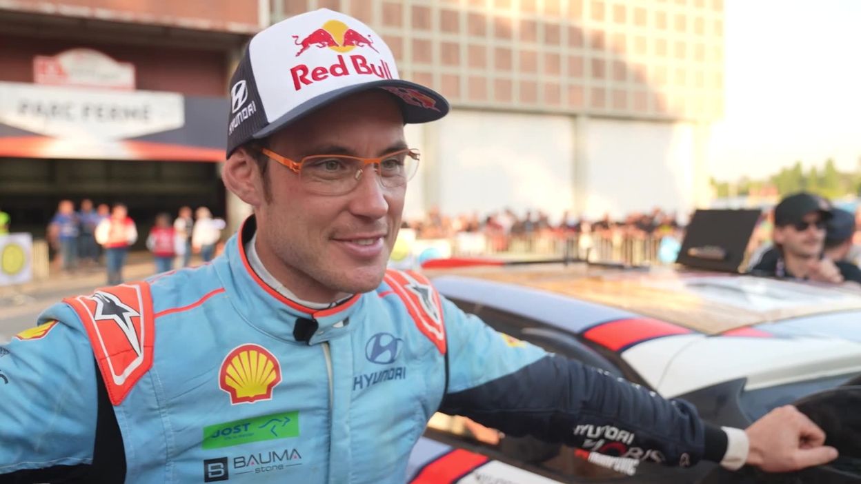 Thierry Neuville après les spéciales du vendredi