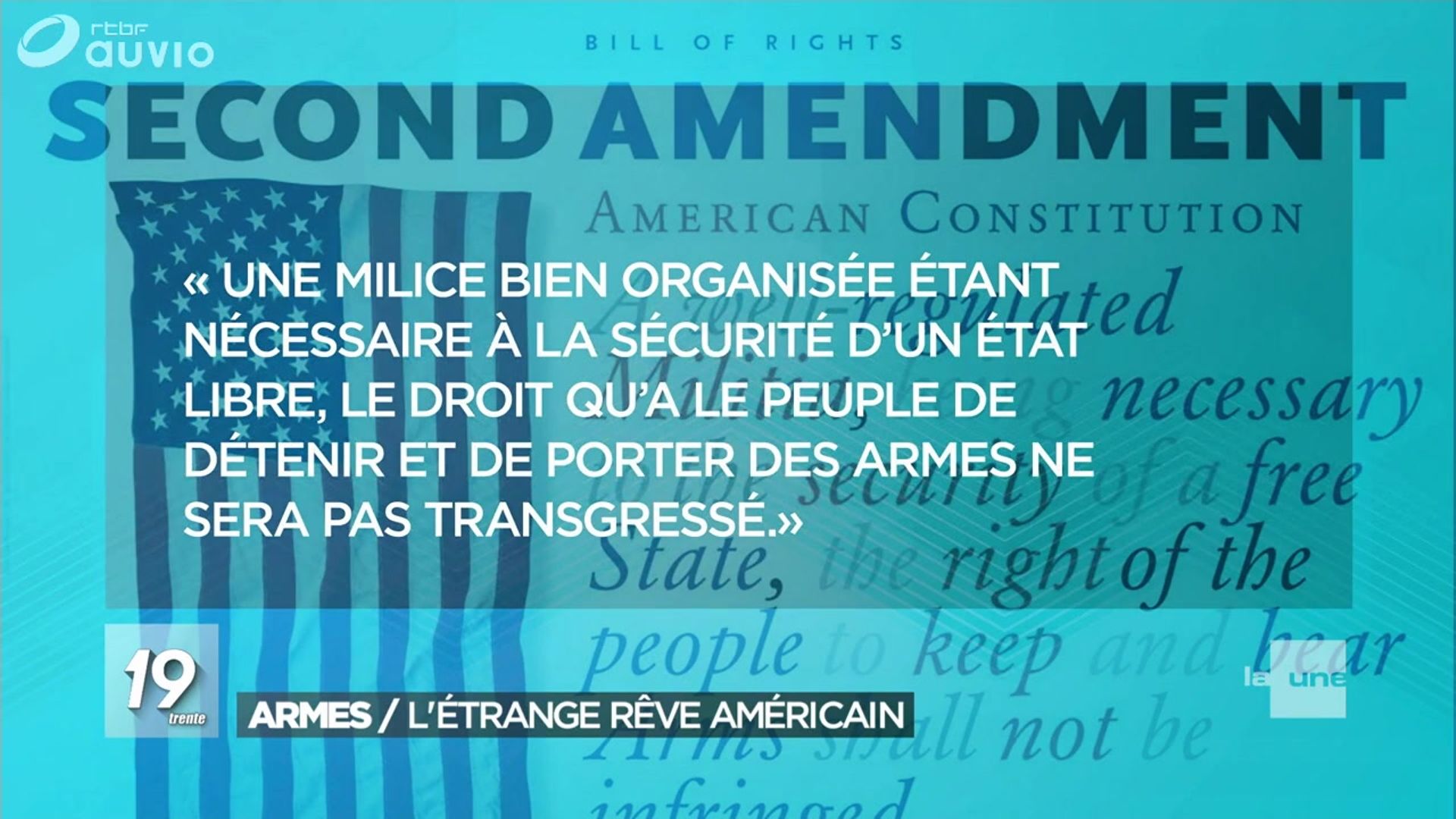 Etats-Unis : touche pas à mon 2e amendement - JT 19h30 - Auvio