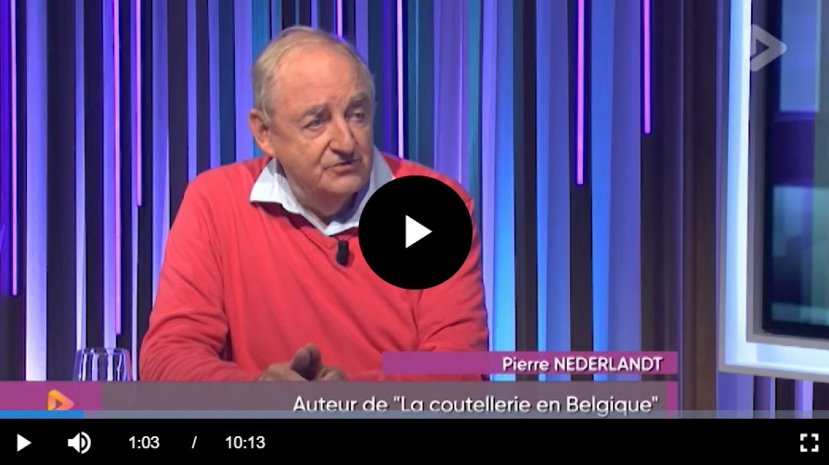"La coutellerie en Belgique", ouvrage de Pierre Nederlandt