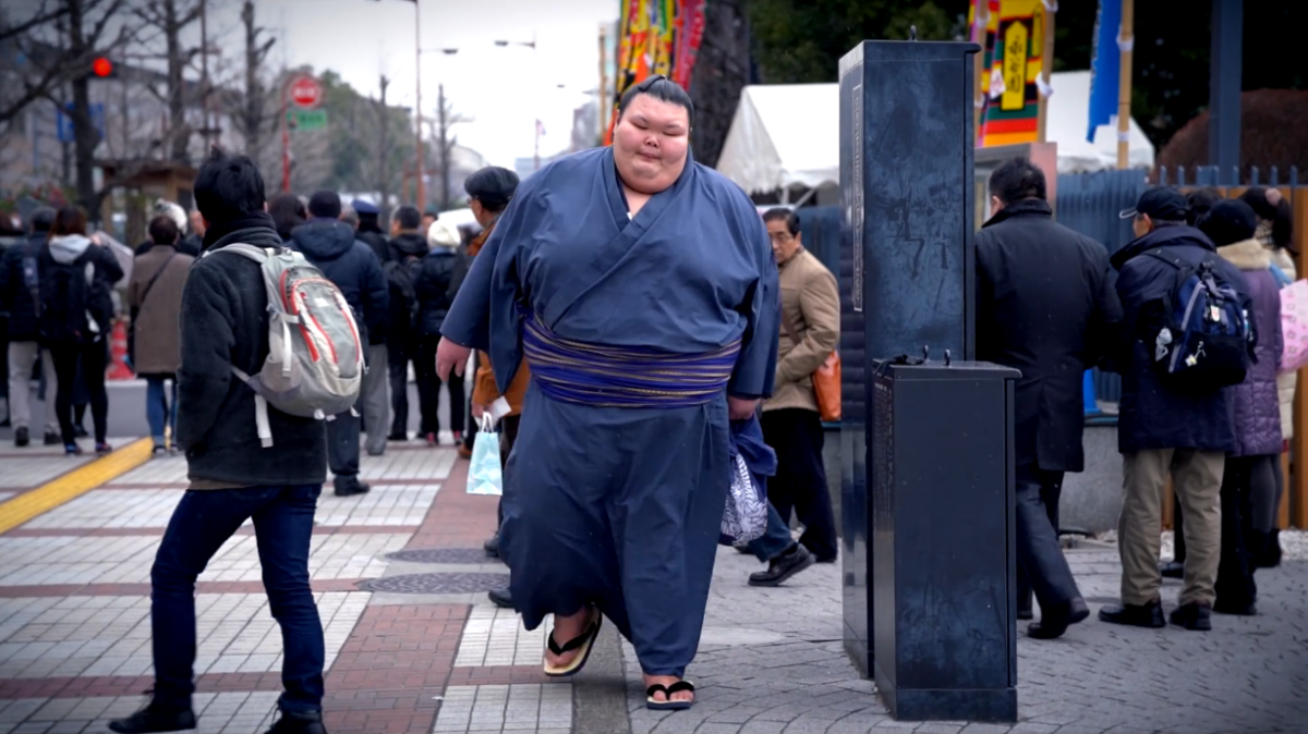 Arrival of the Sumo Wrestlers