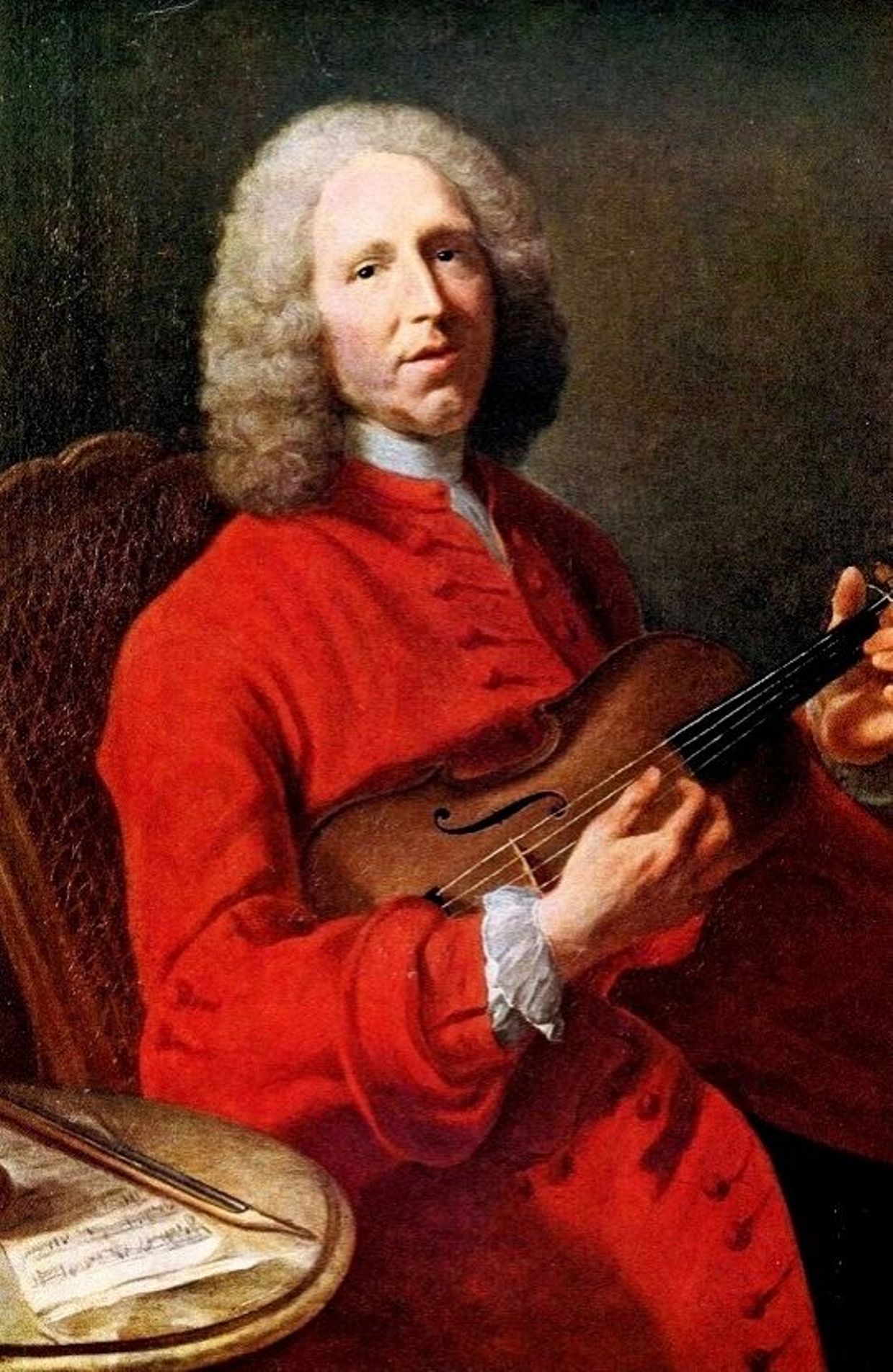 Jean-Philippe Rameau. Portrait attribué à Joseph Aved (1702-1766)
Musée des beaux-arts de Dijon.
