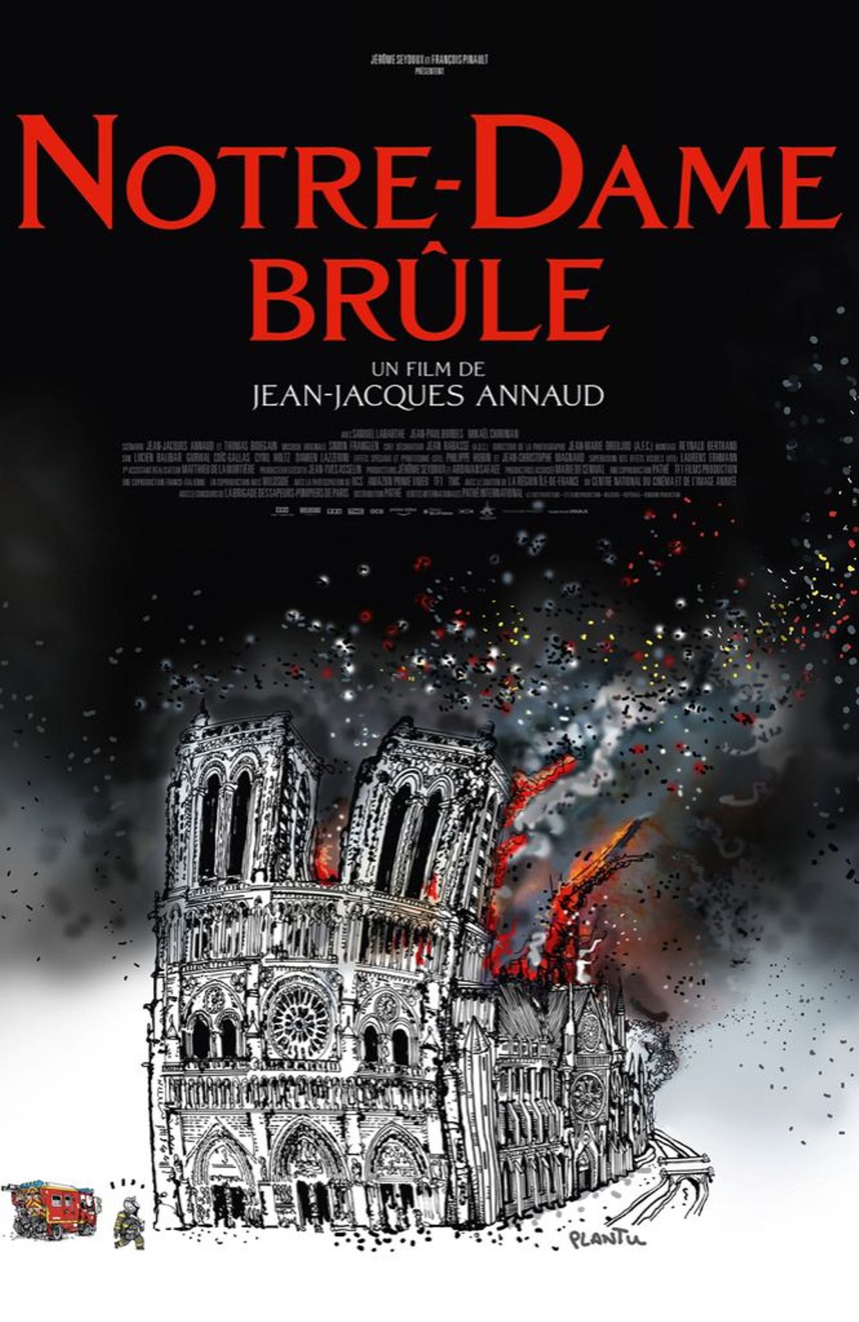 L'affiche de "Notre-Dame Brûle"