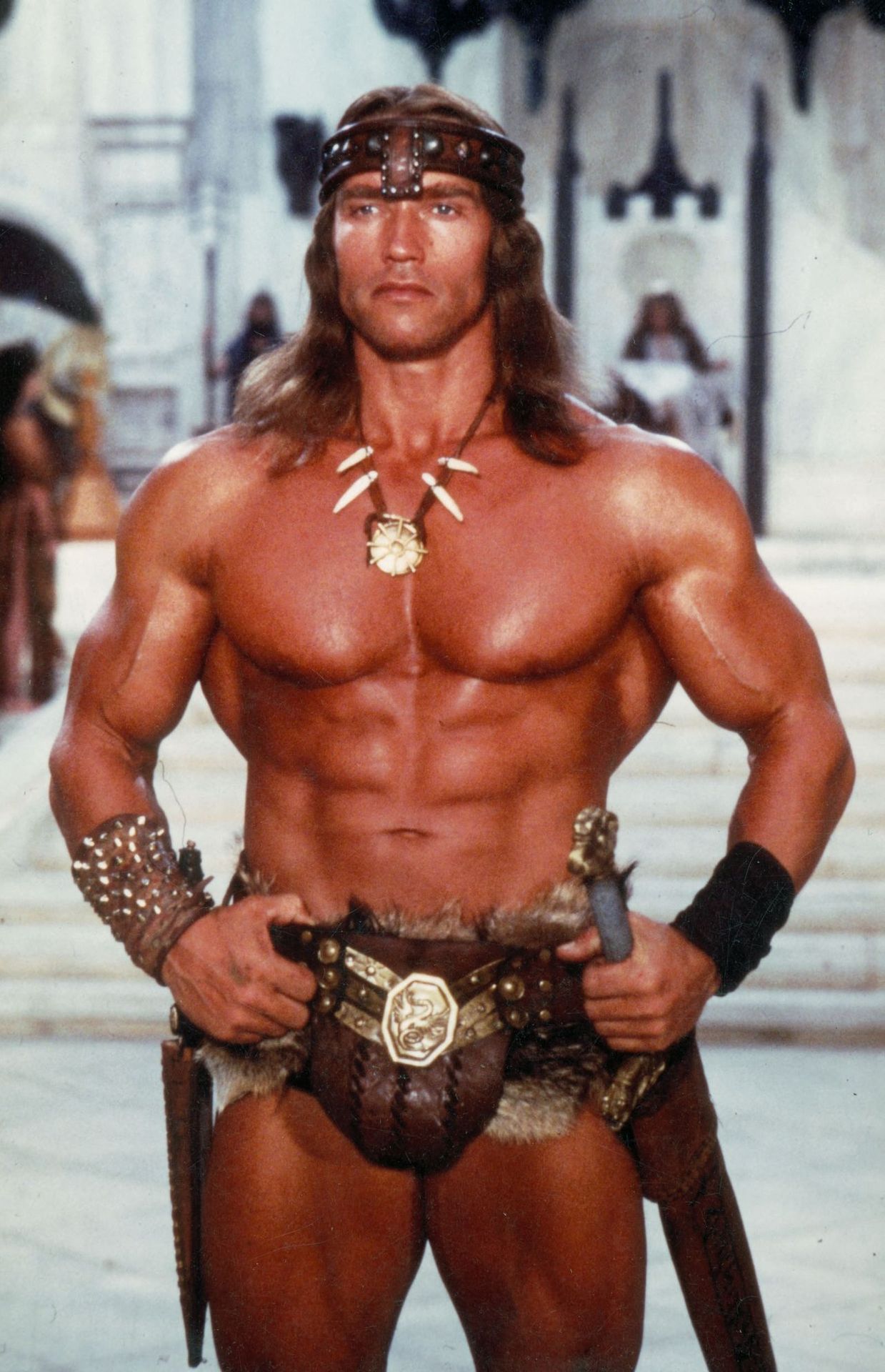 Arnold Scharzenegger dans "Conan le Barbare" de John Milius