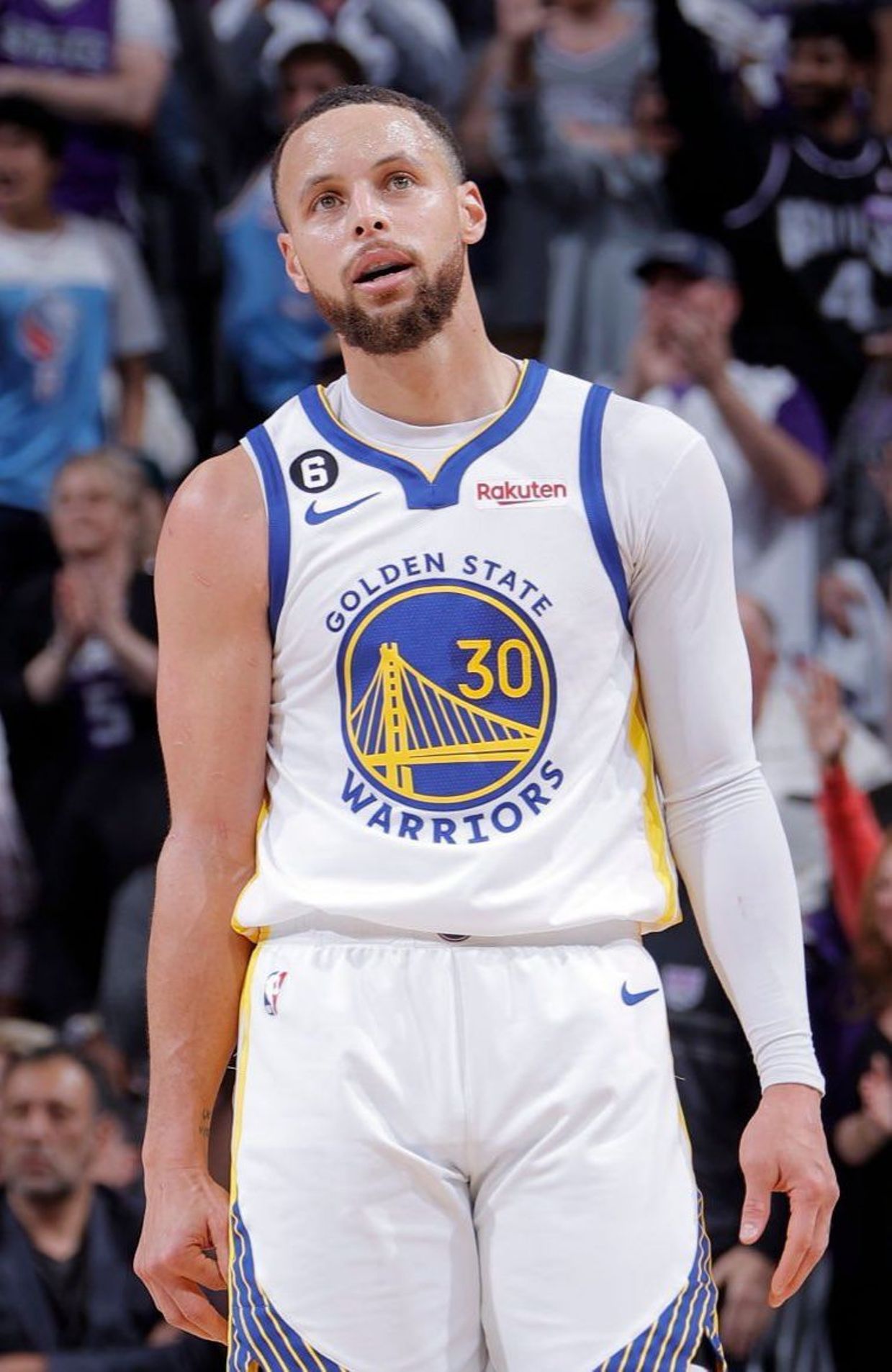 Stephen Curry lors des Play-Offs 2023.