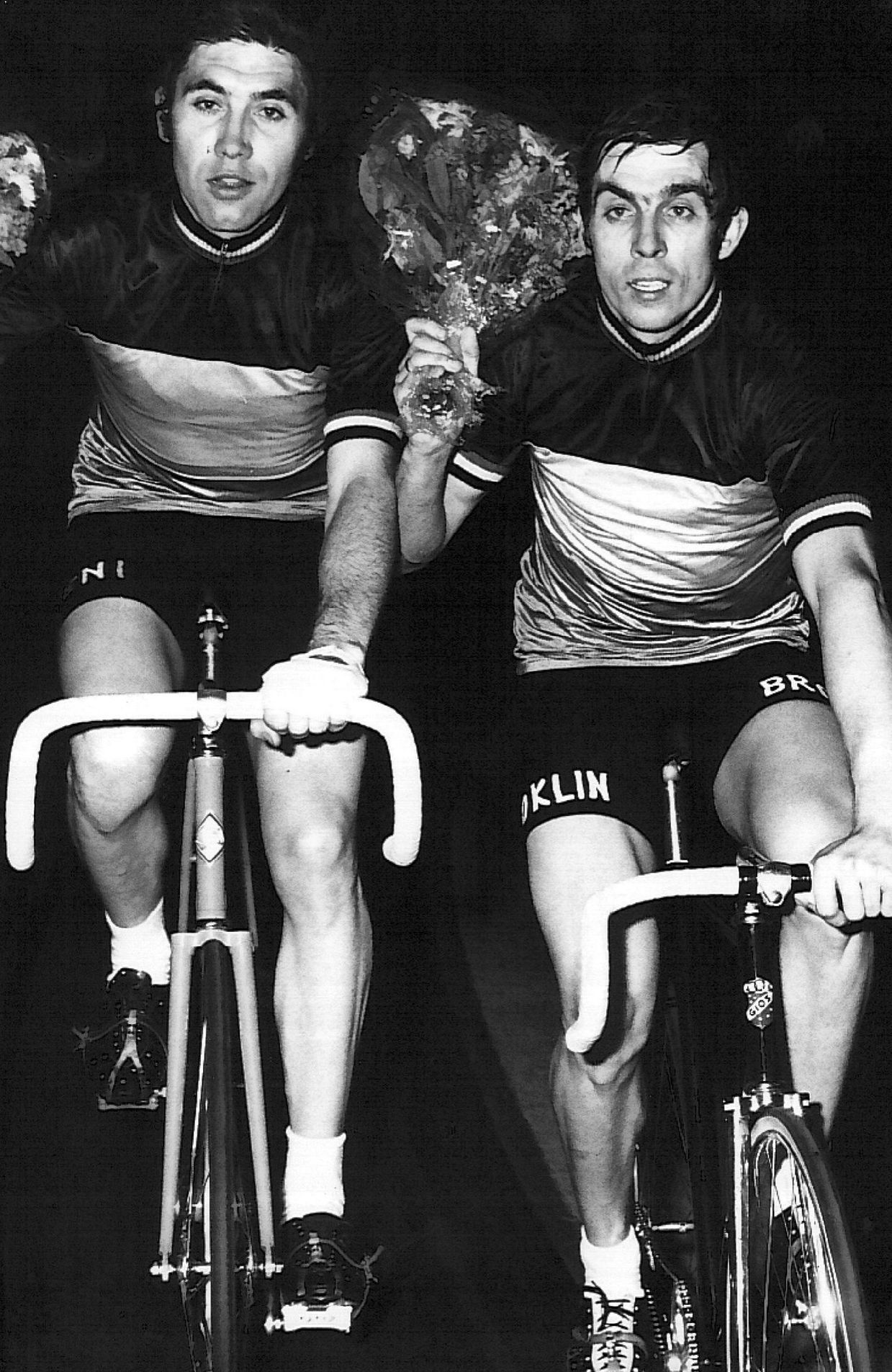 Patrick Sercu avec Eddy Merckx