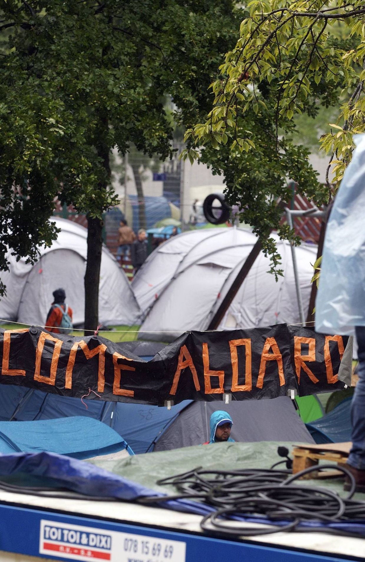 Demandes d'asile: une évacuation progressive et organisée du parc Maximilien se prépare