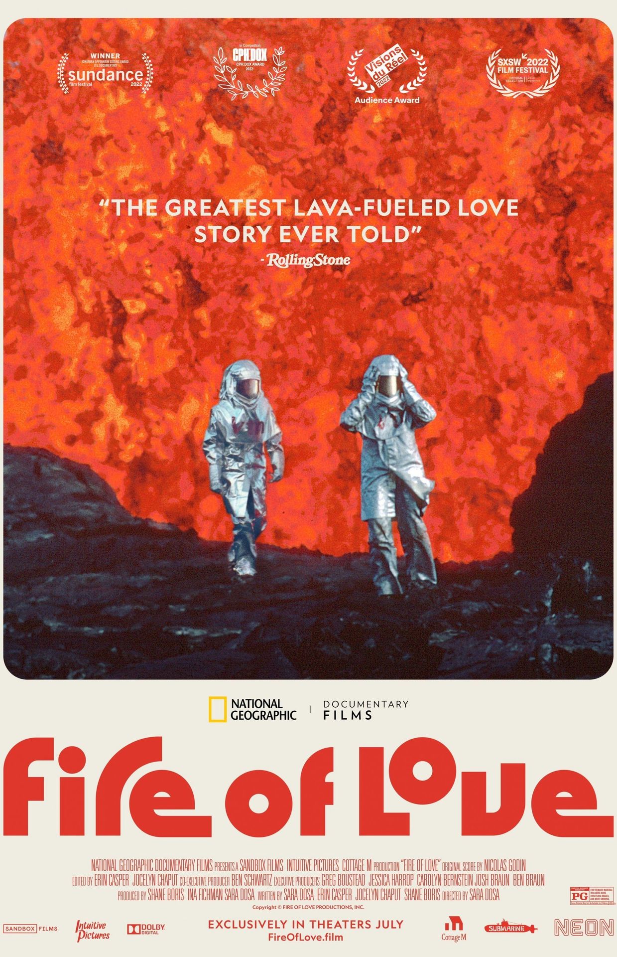 L'affiche de "Fire of love"
